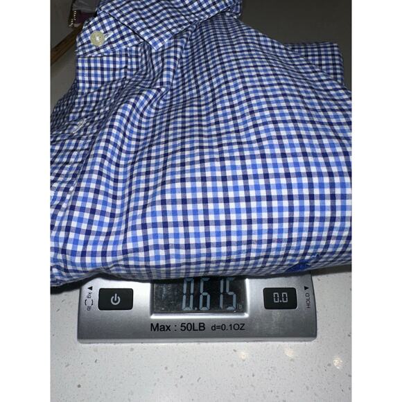 Polo Ralph Lauren Men’s Shirt Button Up Long Sleeve Blue Check 3X Classic Preppy - Picture 10 of 10